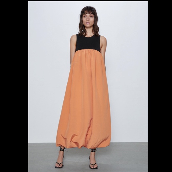 Zara Dresses & Skirts - Zara Combined voluminous dress